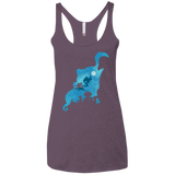 T-Shirts Vintage Purple / X-Small Genius Portrait Women's Triblend Racerback Tank