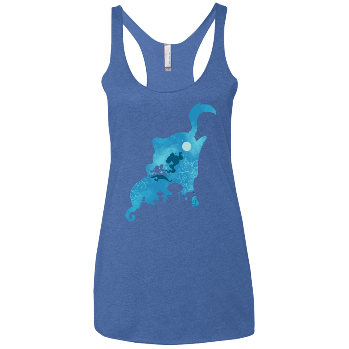 T-Shirts Vintage Royal / X-Small Genius Portrait Women's Triblend Racerback Tank