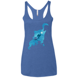 T-Shirts Vintage Royal / X-Small Genius Portrait Women's Triblend Racerback Tank