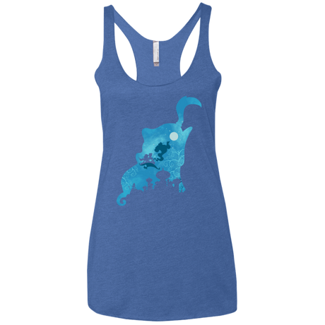 T-Shirts Vintage Royal / X-Small Genius Portrait Women's Triblend Racerback Tank