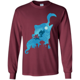 T-Shirts Maroon / YS Genius Portrait Youth Long Sleeve T-Shirt