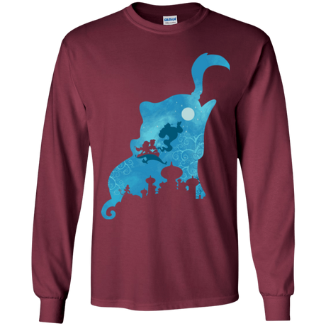 T-Shirts Maroon / YS Genius Portrait Youth Long Sleeve T-Shirt