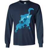 T-Shirts Navy / YS Genius Portrait Youth Long Sleeve T-Shirt