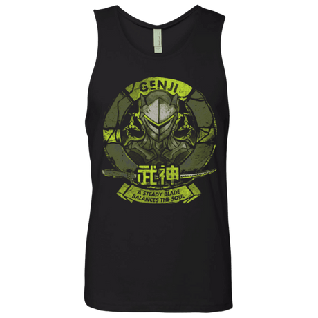 T-Shirts Black / Small Genji Blade Men's Premium Tank Top