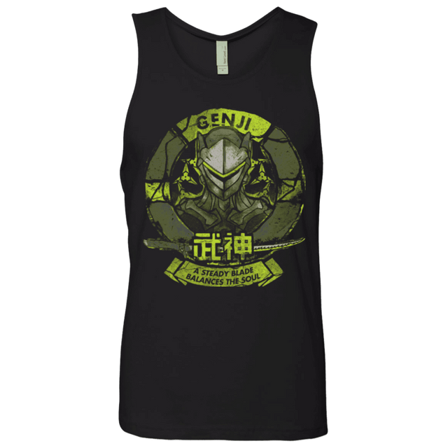T-Shirts Black / Small Genji Blade Men's Premium Tank Top