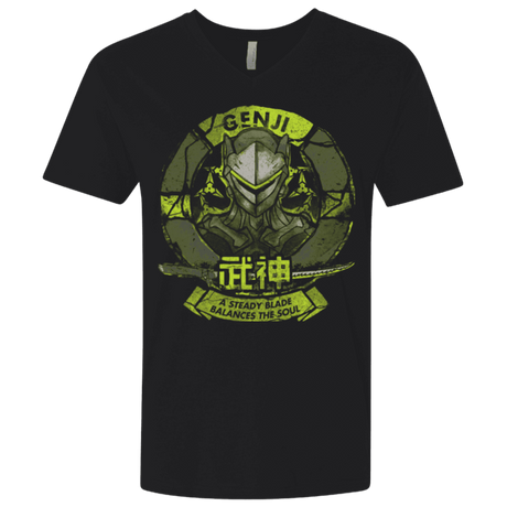 T-Shirts Black / X-Small Genji Blade Men's Premium V-Neck