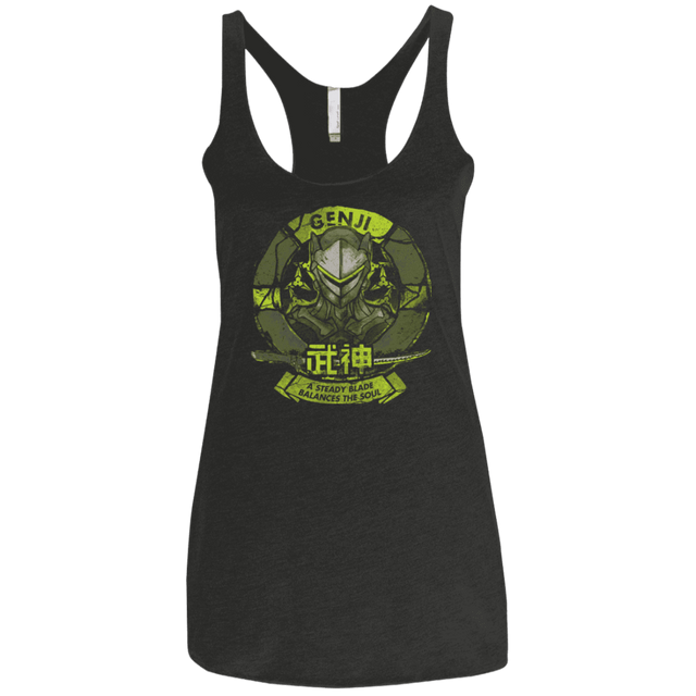 T-Shirts Vintage Black / X-Small Genji Blade Women's Triblend Racerback Tank