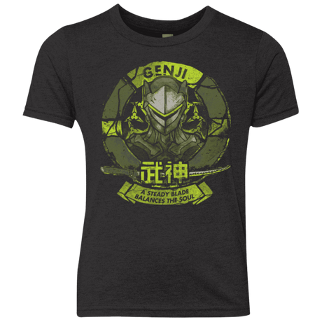T-Shirts Vintage Black / YXS Genji Blade Youth Triblend T-Shirt