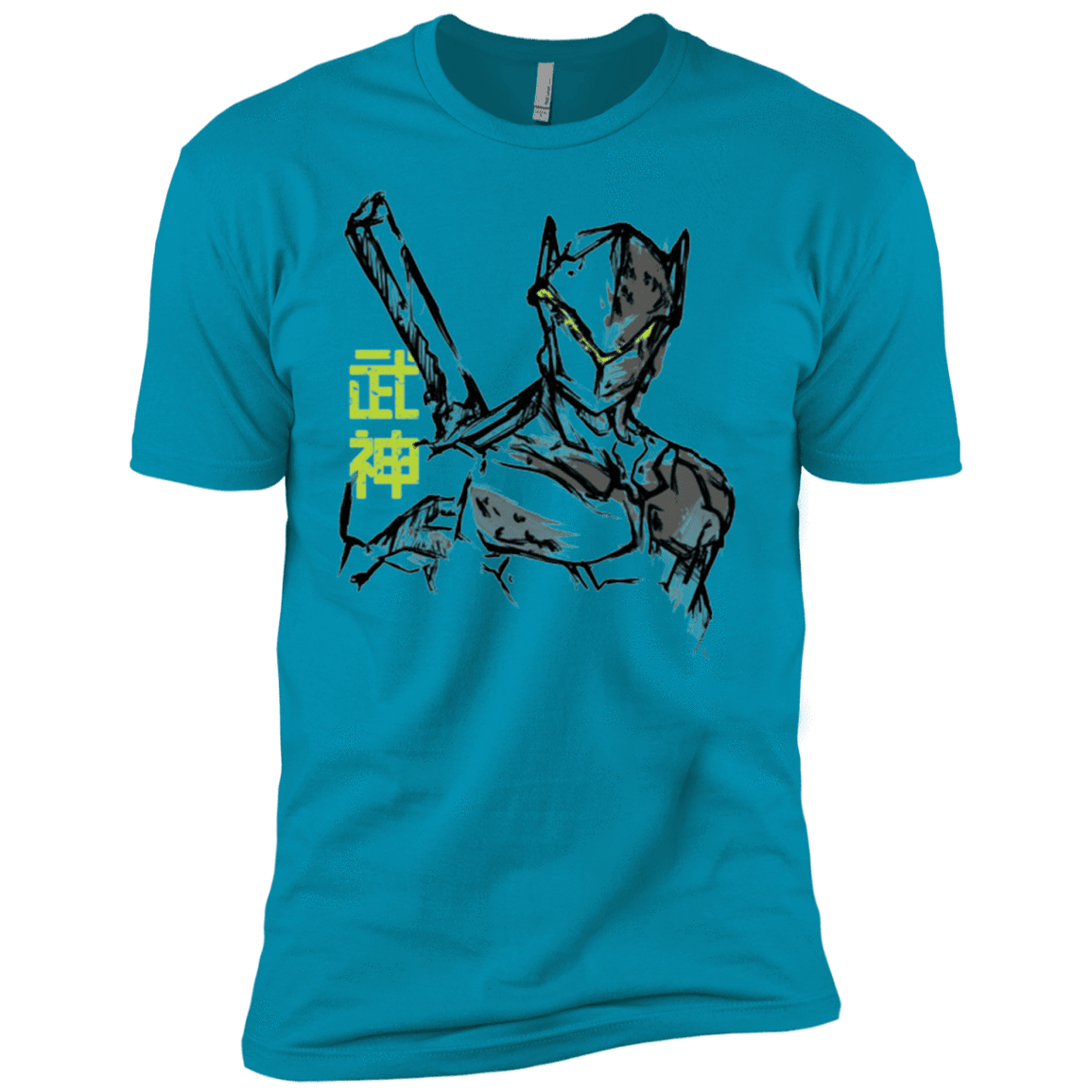 T-Shirts Turquoise / YXS Genji Boys Premium T-Shirt