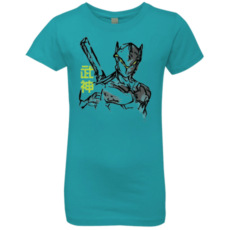 T-Shirts Tahiti Blue / YXS Genji Girls Premium T-Shirt