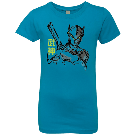 T-Shirts Turquoise / YXS Genji Girls Premium T-Shirt