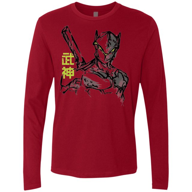 T-Shirts Cardinal / Small Genji Men's Premium Long Sleeve
