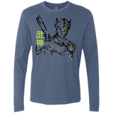T-Shirts Indigo / Small Genji Men's Premium Long Sleeve