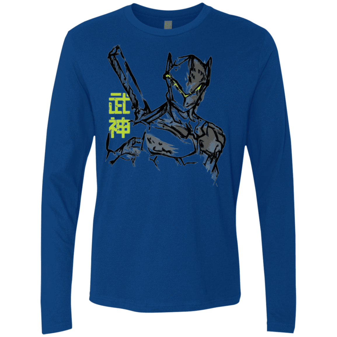T-Shirts Royal / Small Genji Men's Premium Long Sleeve