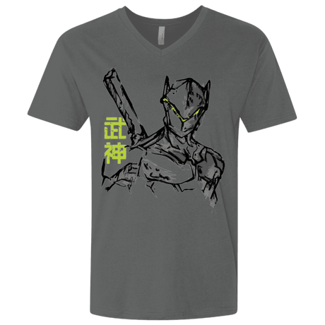 T-Shirts Heavy Metal / X-Small Genji Men's Premium V-Neck