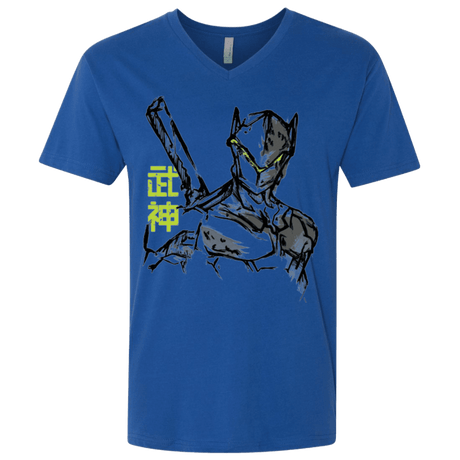 T-Shirts Royal / X-Small Genji Men's Premium V-Neck
