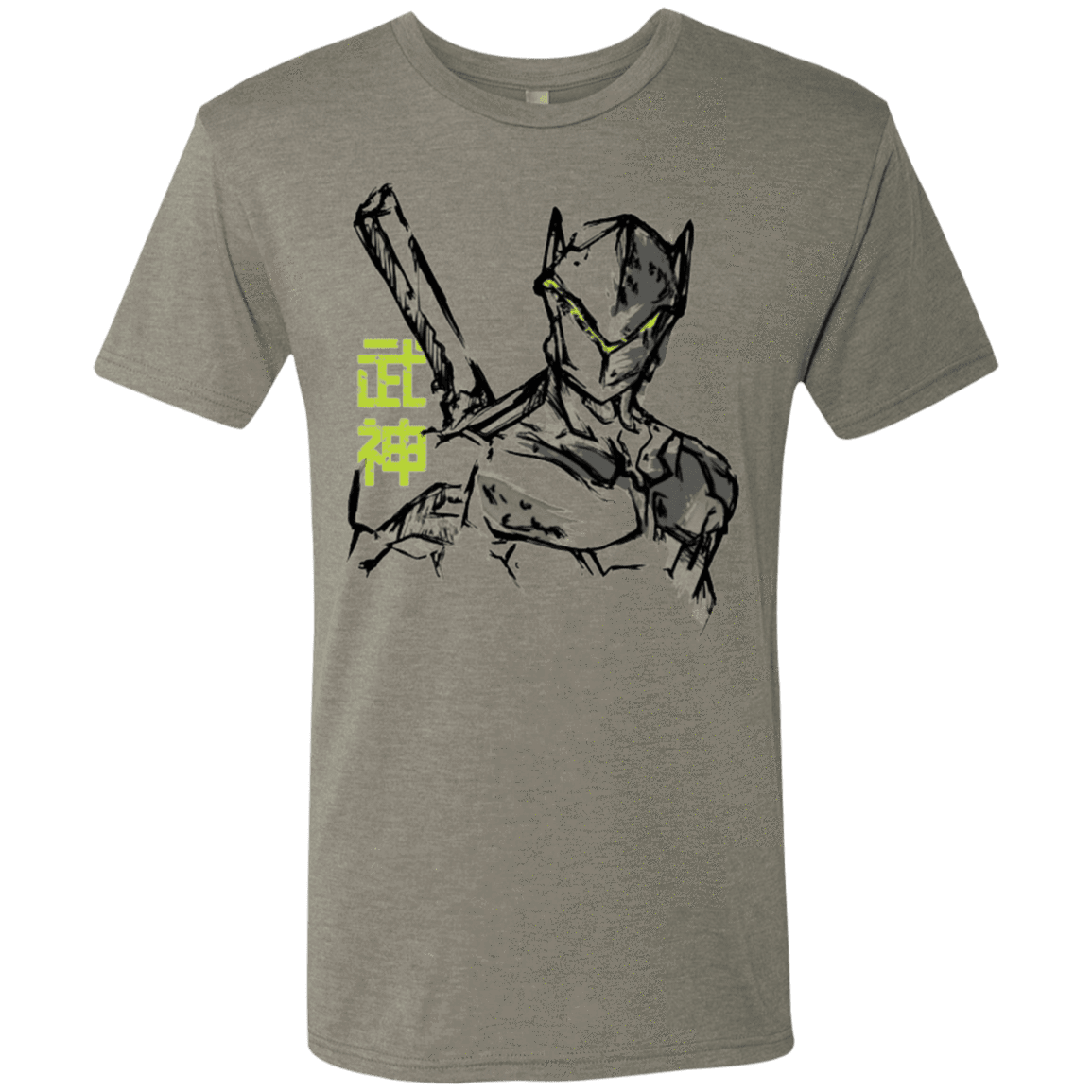 T-Shirts Venetian Grey / Small Genji Men's Triblend T-Shirt