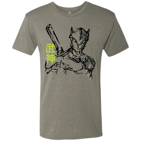 T-Shirts Venetian Grey / Small Genji Men's Triblend T-Shirt