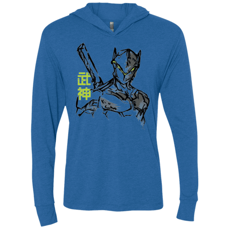 T-Shirts Vintage Royal / X-Small Genji Triblend Long Sleeve Hoodie Tee