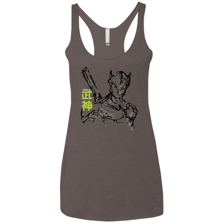 T-Shirts Macchiato / X-Small Genji Women's Triblend Racerback Tank