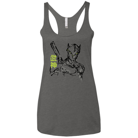T-Shirts Premium Heather / X-Small Genji Women's Triblend Racerback Tank