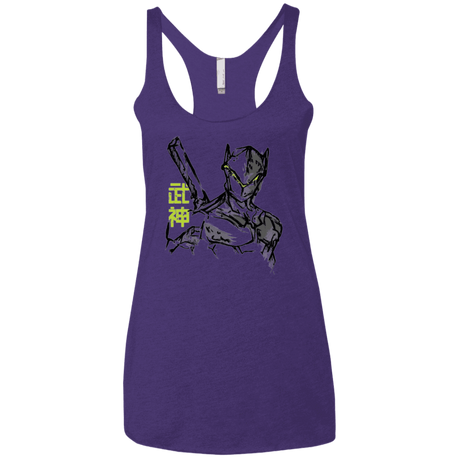 T-Shirts Purple / X-Small Genji Women's Triblend Racerback Tank