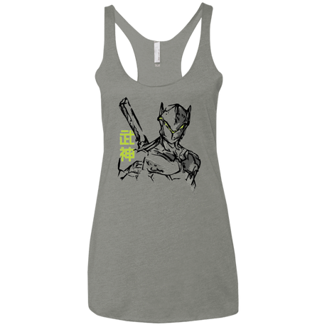 T-Shirts Venetian Grey / X-Small Genji Women's Triblend Racerback Tank