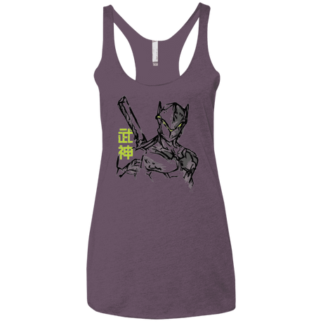 T-Shirts Vintage Purple / X-Small Genji Women's Triblend Racerback Tank