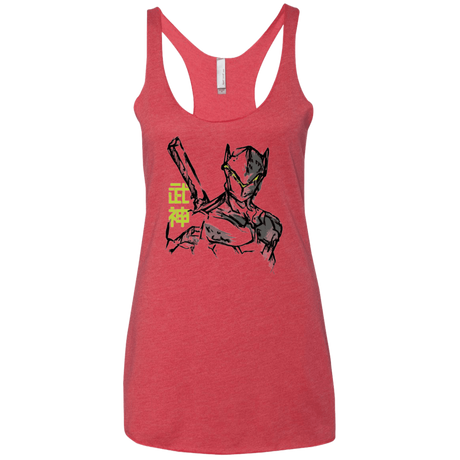 T-Shirts Vintage Red / X-Small Genji Women's Triblend Racerback Tank