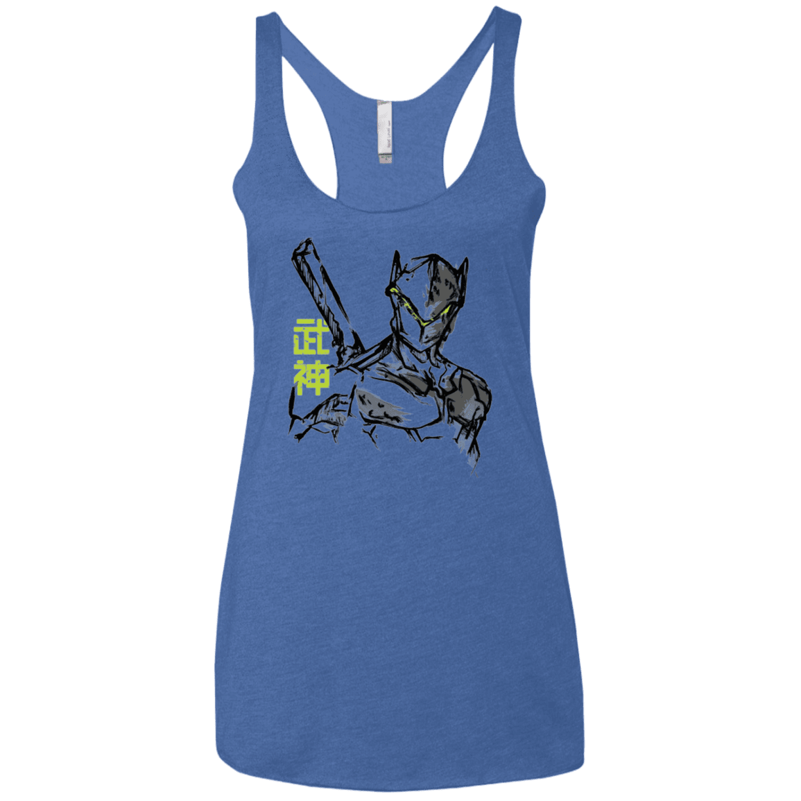 T-Shirts Vintage Royal / X-Small Genji Women's Triblend Racerback Tank