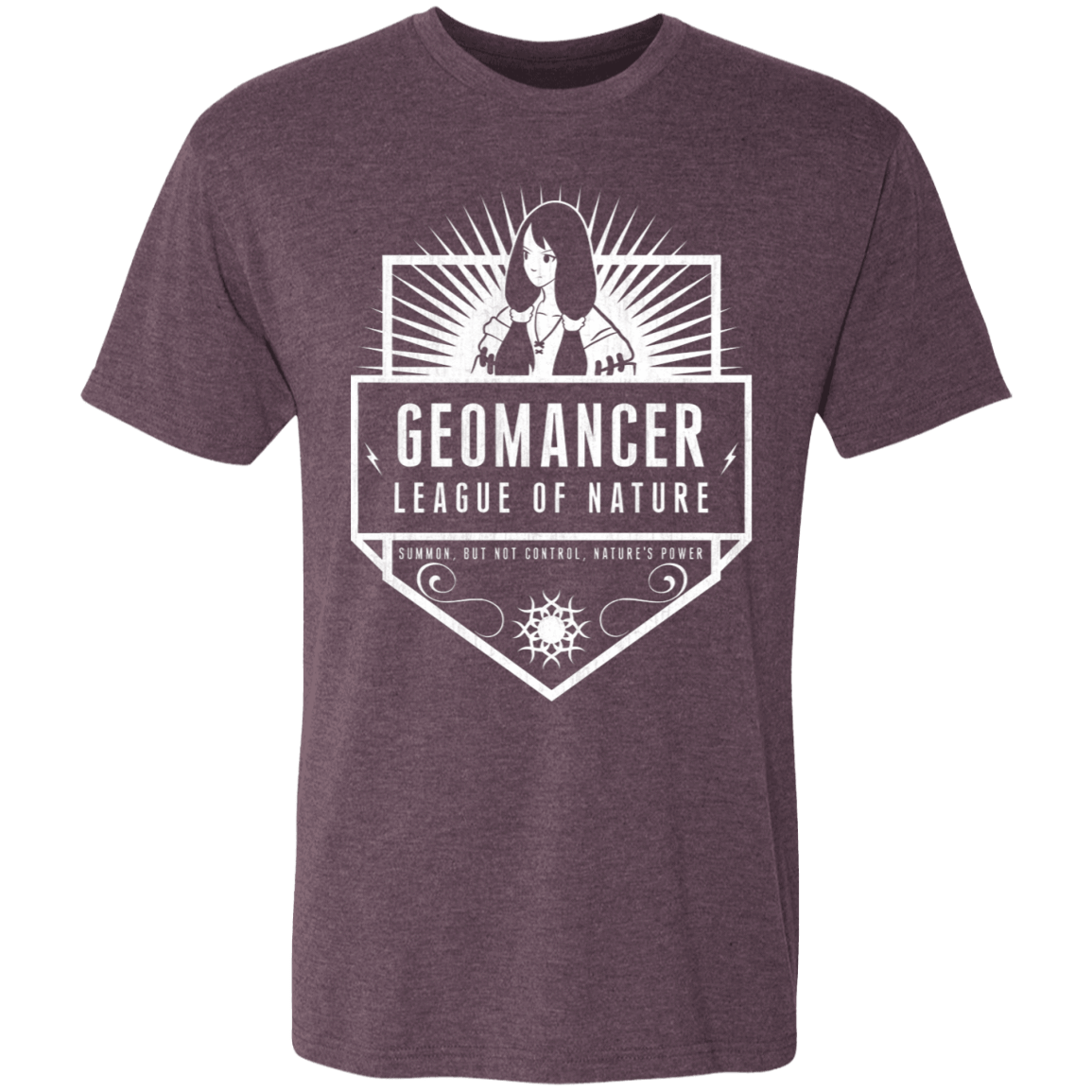 T-Shirts Vintage Purple / S Geomancer League of Nature Men's Triblend T-Shirt