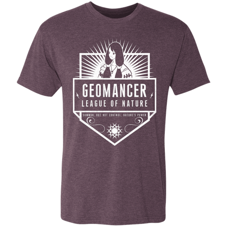 T-Shirts Vintage Purple / S Geomancer League of Nature Men's Triblend T-Shirt