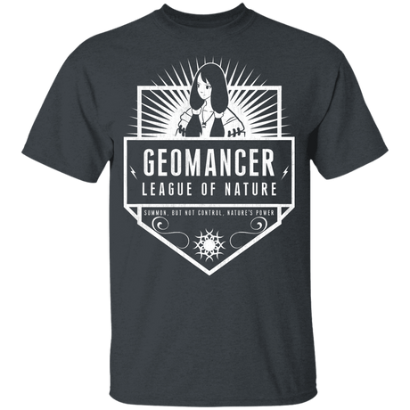 T-Shirts Dark Heather / YXS Geomancer League of Nature Youth T-Shirt