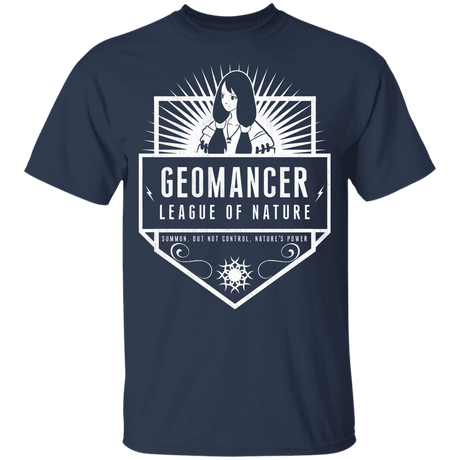 T-Shirts Navy / YXS Geomancer League of Nature Youth T-Shirt