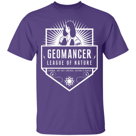T-Shirts Purple / YXS Geomancer League of Nature Youth T-Shirt
