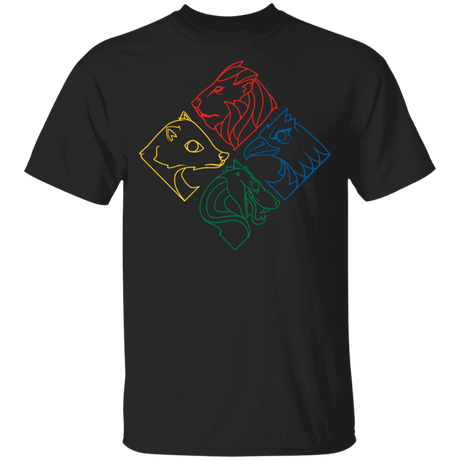 T-Shirts Black / YXS Geometric Hogwarts Youth T-Shirt