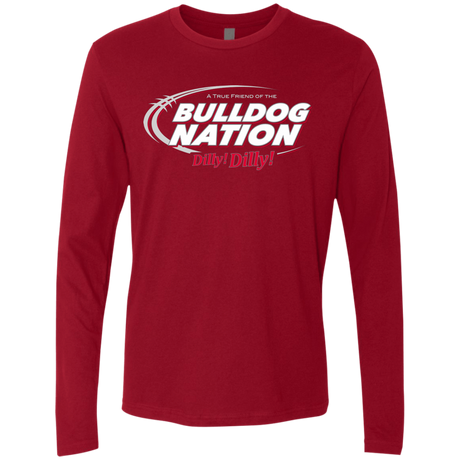 T-Shirts Cardinal / Small Georgia Dilly Dilly Men's Premium Long Sleeve