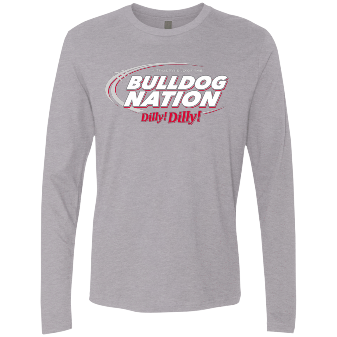 T-Shirts Heather Grey / Small Georgia Dilly Dilly Men's Premium Long Sleeve