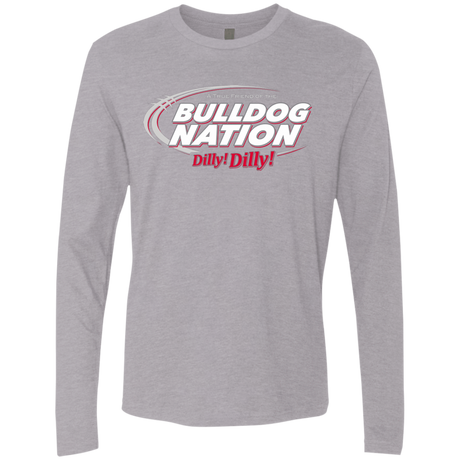 T-Shirts Heather Grey / Small Georgia Dilly Dilly Men's Premium Long Sleeve