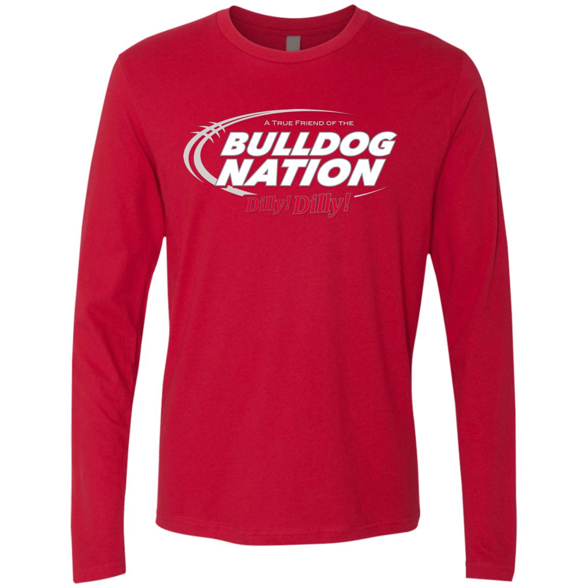 T-Shirts Red / Small Georgia Dilly Dilly Men's Premium Long Sleeve