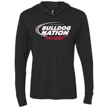 T-Shirts Vintage Black / X-Small Georgia Dilly Dilly Triblend Long Sleeve Hoodie Tee