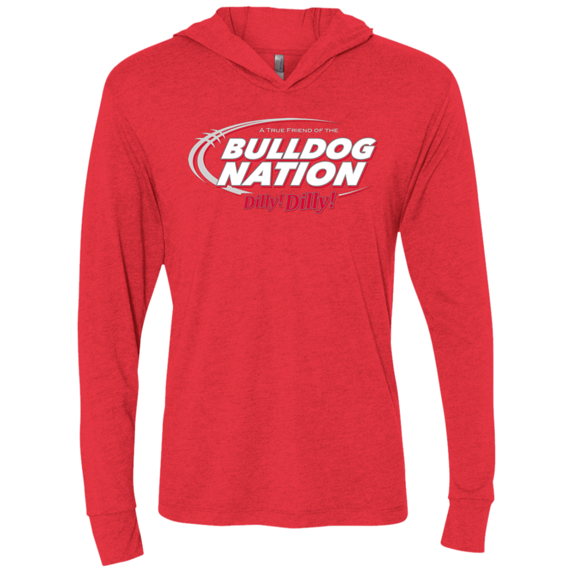 T-Shirts Vintage Red / X-Small Georgia Dilly Dilly Triblend Long Sleeve Hoodie Tee