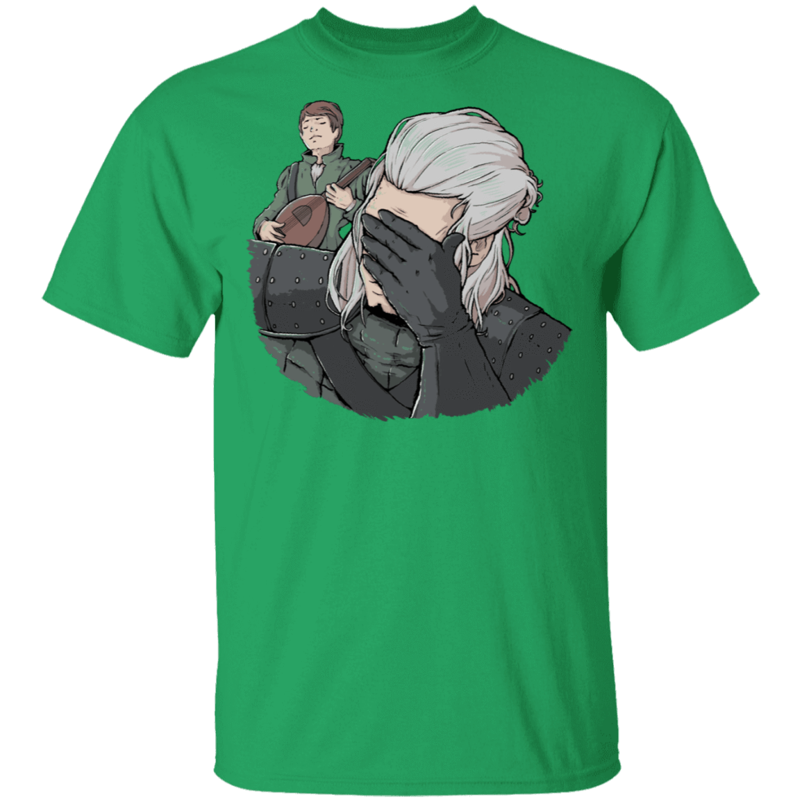 T-Shirts Irish Green / S Geralt Face Palm T-Shirt