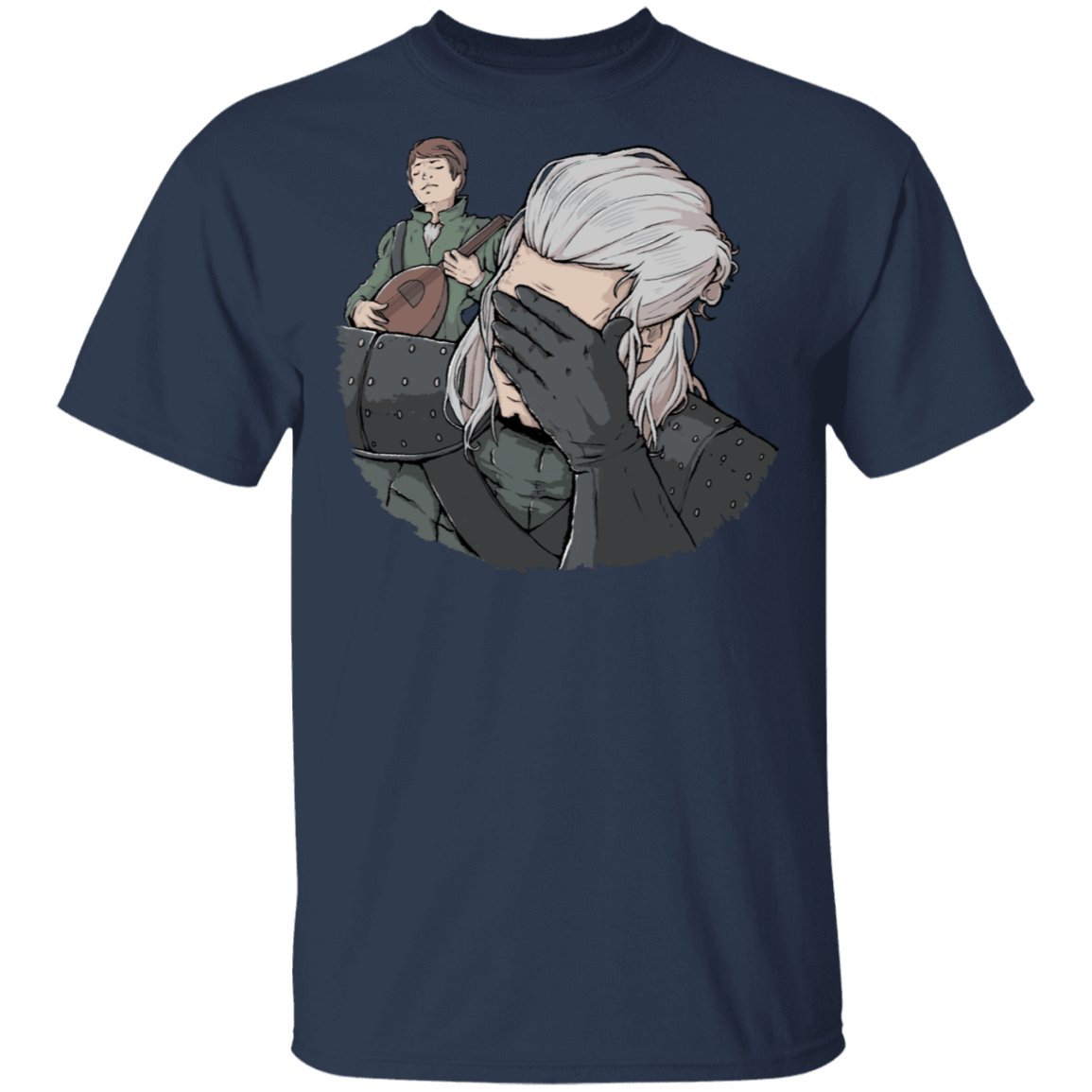 T-Shirts Navy / S Geralt Face Palm T-Shirt