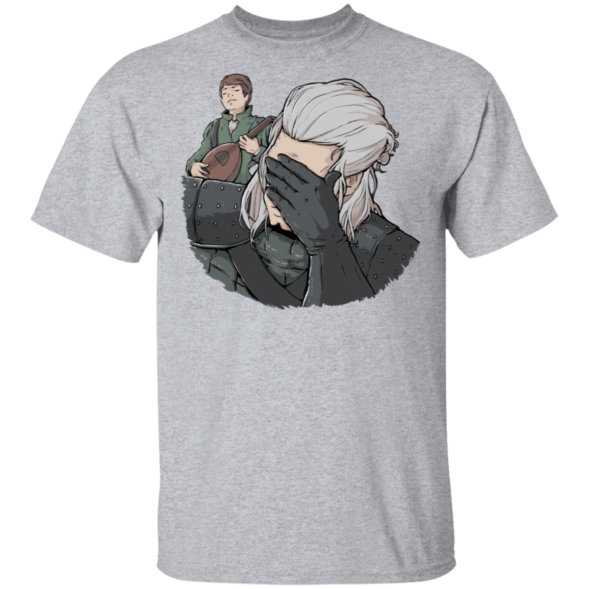 T-Shirts Sport Grey / S Geralt Face Palm T-Shirt