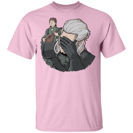 T-Shirts Light Pink / YXS Geralt Face Palm Youth T-Shirt