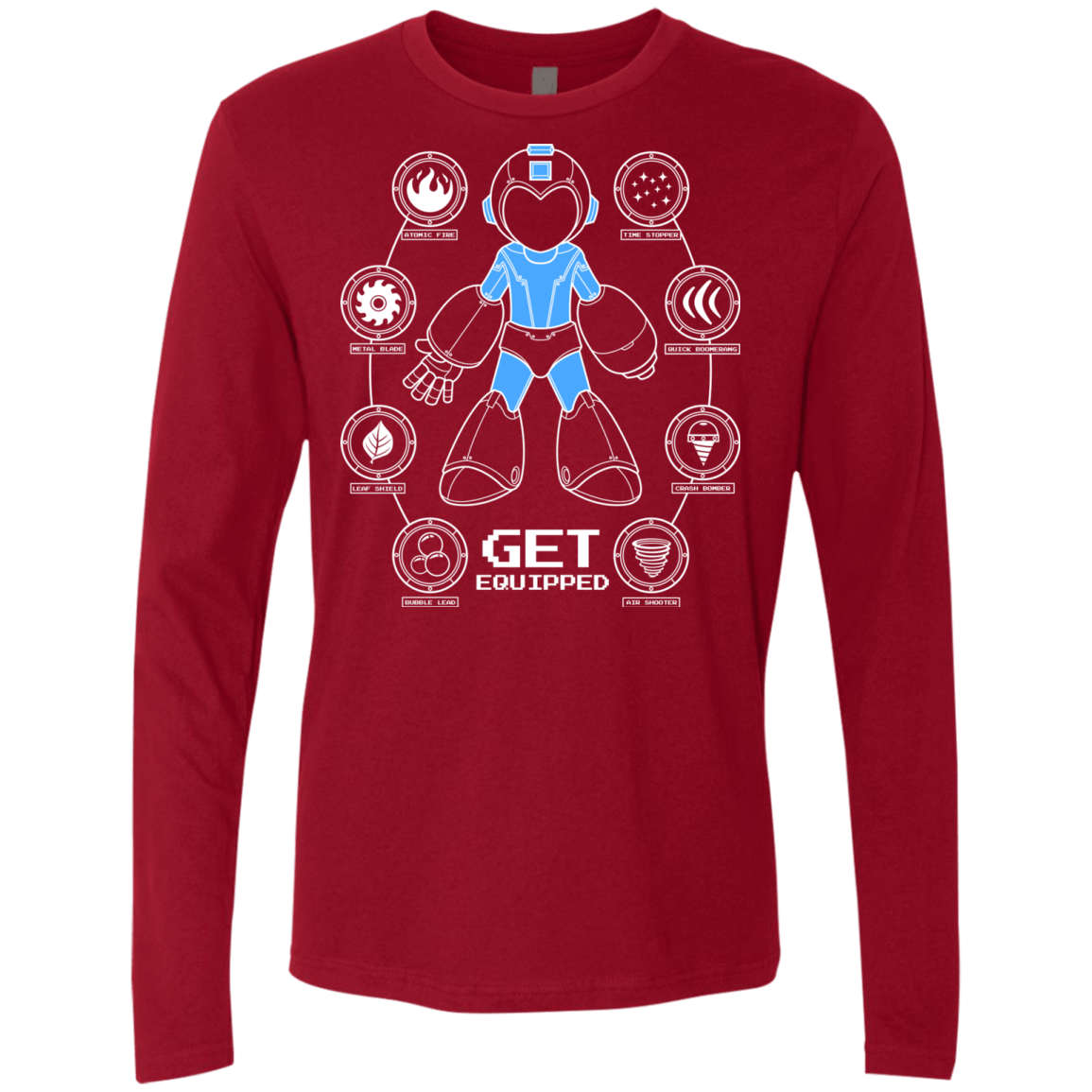 T-Shirts Cardinal / Small Get Equipped Men's Premium Long Sleeve