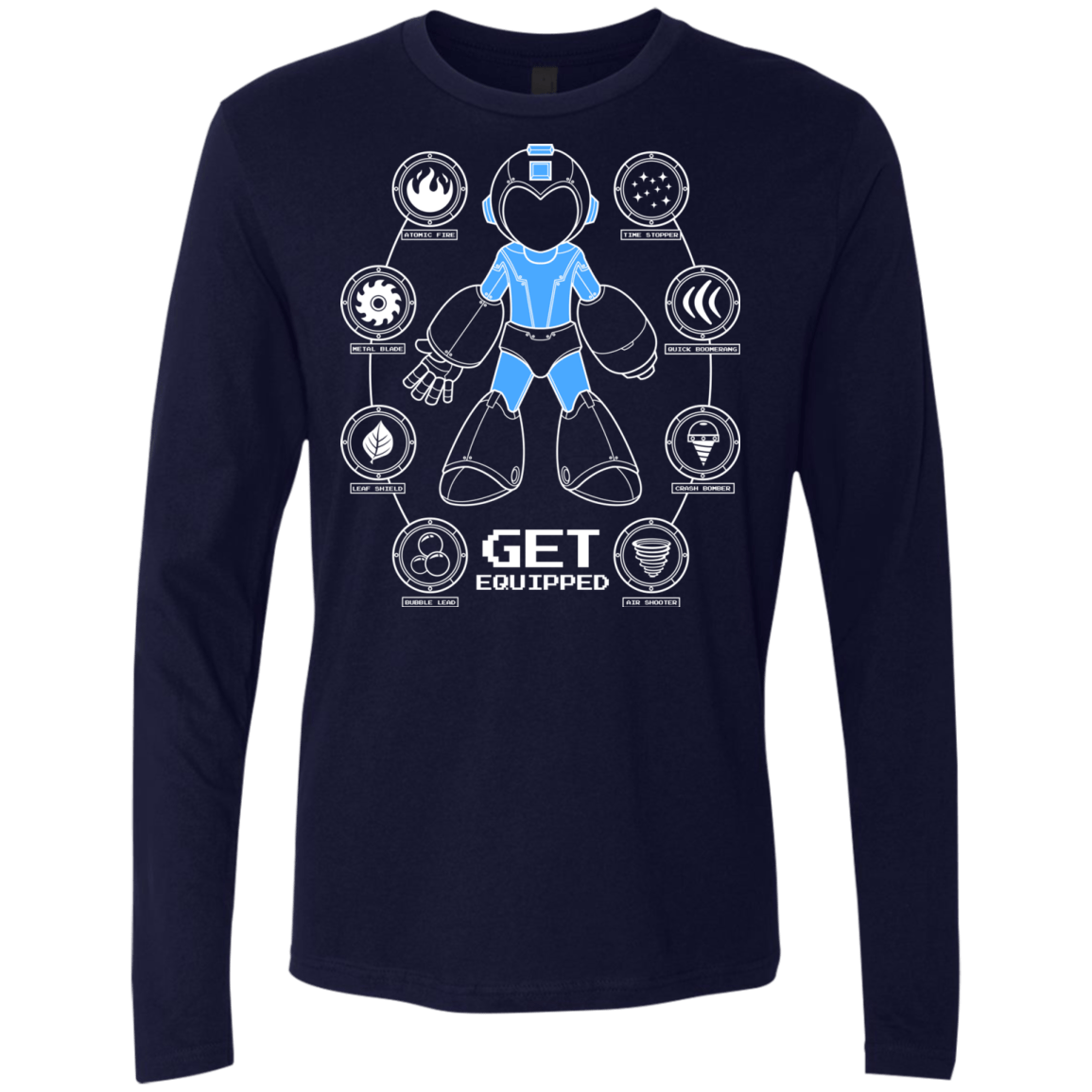 T-Shirts Midnight Navy / Small Get Equipped Men's Premium Long Sleeve