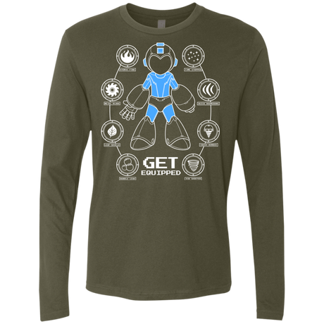 T-Shirts Military Green / Small Get Equipped Men's Premium Long Sleeve