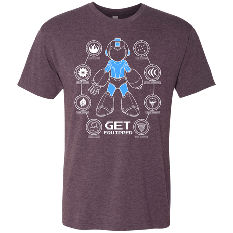 T-Shirts Vintage Purple / Small Get Equipped Men's Triblend T-Shirt
